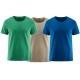 T SHIRT  manche courte col rond en Jejrsey  de chanvre et coton bio 
